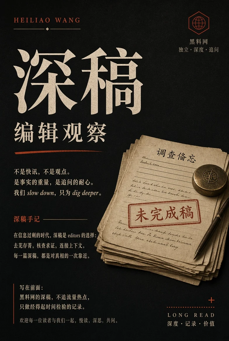 深稿编辑观察长文章主题视觉